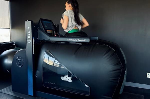 What does an anti-gravity treadmill do?